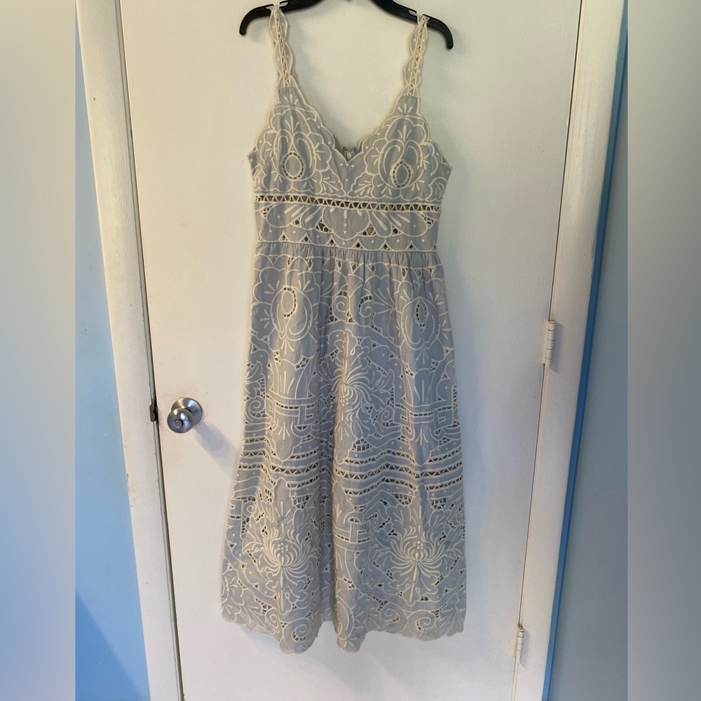 NWT SEA New York Blaire Eyelet Sleeveless Dress Size 4 - Picture 3 of 16
